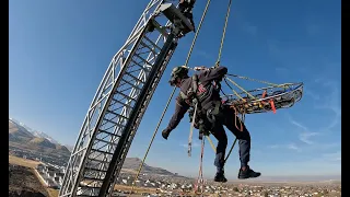 Rope Rescue Operations Using an Aerial Ladder Truck as an Artificial High Directional