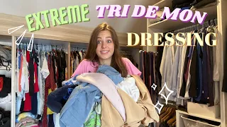 JE TRIE TOUT MON DRESSING *tres satisfaisant *