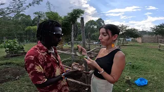 We Planted a Tree For JAMAICAN GRANDMA for Memories !!!