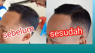 Cara membuat gradasi halus di rambut yang tipis