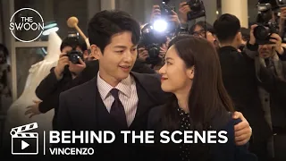 [Behind the Scenes] Song Joong-ki pulls Jeon Yeo-been into his arms | Vincenzo [ENG SUB]