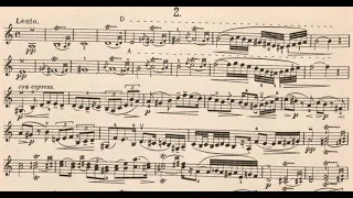 Sauret - 24 Etudes Caprices, Op. 64: No. 2 in A Minor (Sheet Music)