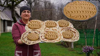 Azerbaijan's Traditional Ramadan Halva! - Crispy bread and traditional halva recipe in the village