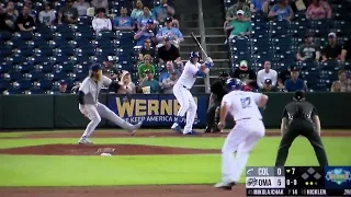 Omaha Storm Chasers' (Royals - Triple-A)Vinnie Pasquantino hits 18th home run of season vs. Columbus