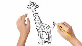 How to draw a giraffe | Easy drawings