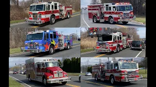 Newington CT Fire Department Engine 2,Engine 3,Engine 4,Engine 1 , Truck 2 & Tactical 2 Responding