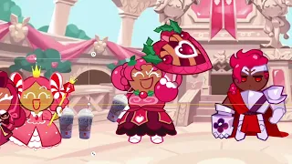Hollyberry cookie tries the grimace shake