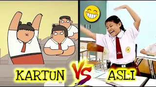 Kartun Lucu - Lagu Libur Sekolah! AnimasiNopal Libur Mantap Jiwa| Drama Parodi Lucu| CnX Adventurers