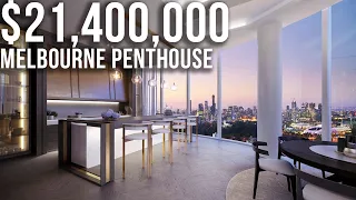 Full Tour ⚡️A $21,400,000 Luxury Apartment In Melbourne With Views To Die For 😍 Worth Every Dollar!