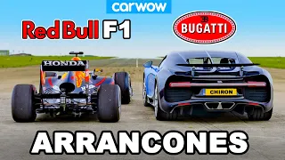 Bugatti Chiron vs Red Bull F1: ARRANCONES