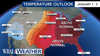 North Carolina Forecast: Gradual warming this week, warm start to 2023
