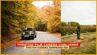 This $16 Camera Surprised Me!  (THRIFTED FILM CAMERA CHALLENGE)