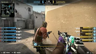 Felps 33/15 POV eUnited vs. Luminosity at Americas Minor - Starladder Major 2019 map Dust2