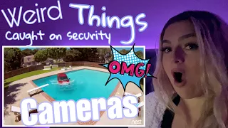 Weird Things Caught On Security Cameras - REACTION !!!