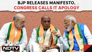 BJP Manifesto News | BJP Releases 'Modi Ki Guarantee' Manifesto, Congress Calls It Apology