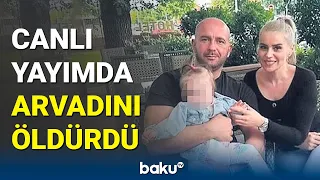 Canlı yayım açaraq əvvəl arvadının, sonra özünün həyatına son qoydu