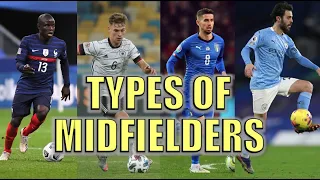 5 Types of Midfielders in Soccer