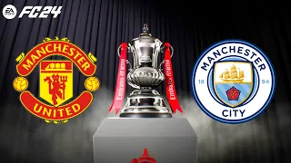 FC 24 | Manchester United vs Manchester City - The FA Cup Final 2024 - PS5™ Full Gameplay