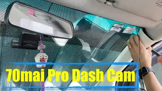 Unboxing & Installing of 70mai Pro Dash Cam and giving MyVi a clean look