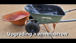 Upgrading a wheelbarrow