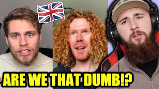 AMERICAN Reacts to What's The DUMBEST Thing Americans Have Said To You!?