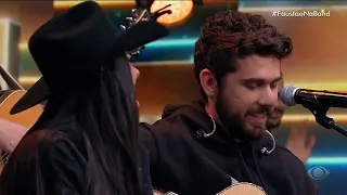 Gustavo Mioto e Ana Castela fazem dueto de "Sozinho" no Faustão