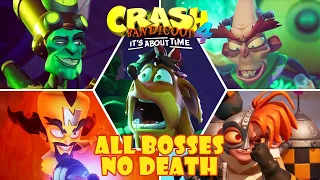 CRASH BANDICOOT 4 - All Bosses | NO DEATH