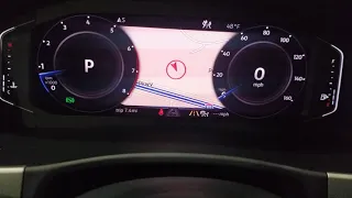 How to retrieve navigation map on Volkswagen Digital Cockpit