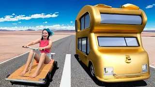 MOTORHOME DE R$1 VS R$1.000.000!