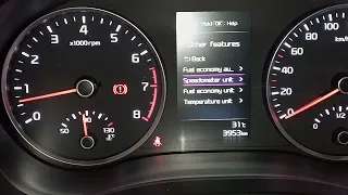 KIA Stonic EX+ fuel setting