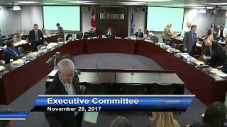 Executive Committee - November 28, 2017 - Part 1 of 2