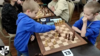 Tweedledee (1089) vs Tweedledum (1389). Chess Fight Night. CFN. Rapid