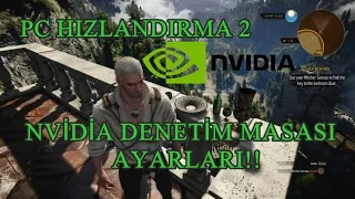 FPS BOOST 2 | NVİDİA DENETİM MASASI AYARLARI!!