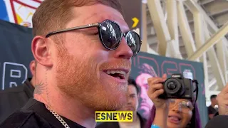 Canelo reaction to Ryder saying he’ll beat him EsNews boxing