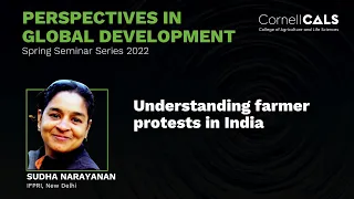 Sudha Narayanan: Understanding farmer protests in India