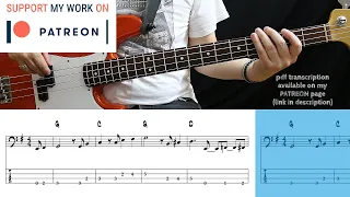 Van Morrison - Brown Eyed Girl (Bass cover with tabs)