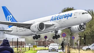 ✈️ 100 CLOSE UP TAKEOFFS & LANDINGS in 1 HOUR 🇳🇱 Amsterdam SCHIPHOL Airport Plane Spotting AMS/EHAM