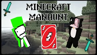 Playing Minecraft Manhunt but if I Die I WIN