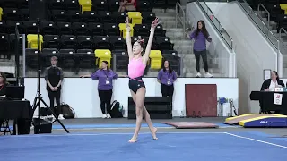 Gwen Adams Floor Western National Championships 2024 Wildfire Gymnast Level 9