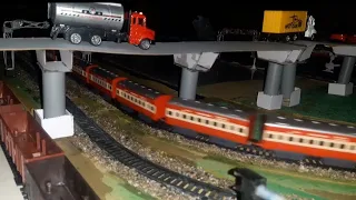 INDIAN  TOY TRAIN PASSING UNDER THE BRIDGE | CENTY TOY TRAIN