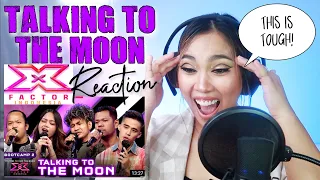 XFactor Indonesia 2021-TALKING TO THE MOON (Daniel, Tommy, Roby, Alvin, Maydea) Bootcamp | REACTION