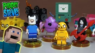 LEGO Adventure Time Lego Dimensions Level Team Pack Finn Jake BmO Marceline Unboxing Review