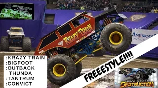 Monster Truck Destruction "FREESTYLE" ~COMMENTARY~ season 1 Episode 10