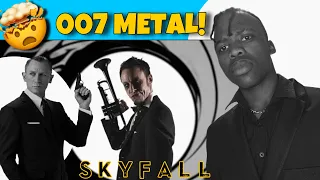 Adele - Skyfall (metal cover by Leo Moracchioli) FIRST TIME REACTION