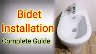 How to install bidet or bidet mixer complete guide #plumbing  #learning #water #bathroom #guide