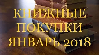 КНИЖНЫЕ ПОКУПКИ 💲💲💲 январь 2018 / интеллектуальный бестселлер, зарубежная классика, фэнтези...