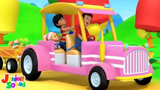 Wheels On The Tractor - Farm Vehicles & Kindergarten Nursery Rhymes for Kids