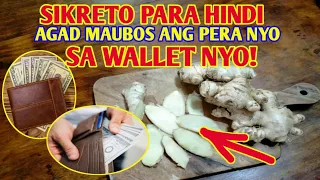 SIKRETO PARA HINDI AGAD MAUBOS ANG PERA NYO SA WALLET NYO!