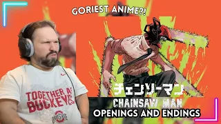 New Anime Fan Reacts To CHAINSAW MAN Opening and Endings