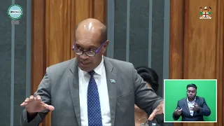 Fijian Minister for Infrastructure informs Parliament on warning systems transpired by Tonga volcano